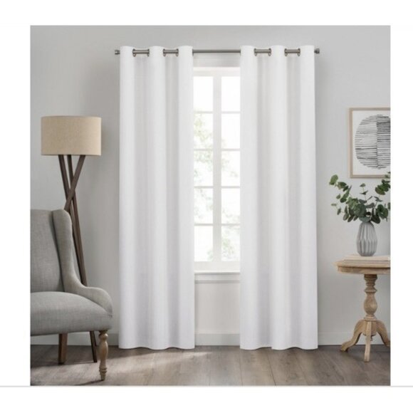 Eclipse Kendall Grommet Top Blackout Single Curtain Panel, 42x54 - Picture 1 of 8